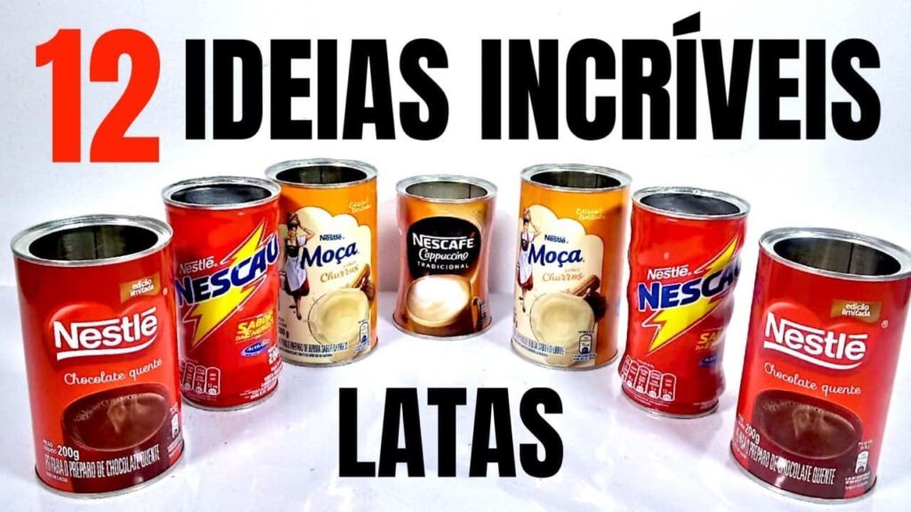 12 IDEIAS INCRÍVEIS PARA REUTILIZAR LATAS VAZIAS !!!! SHOW DE ARTESANATO