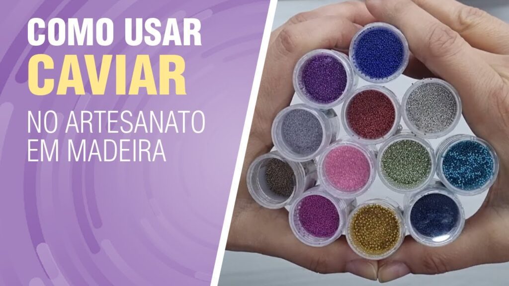 Como usar Caviar no Artesanato em Madeira