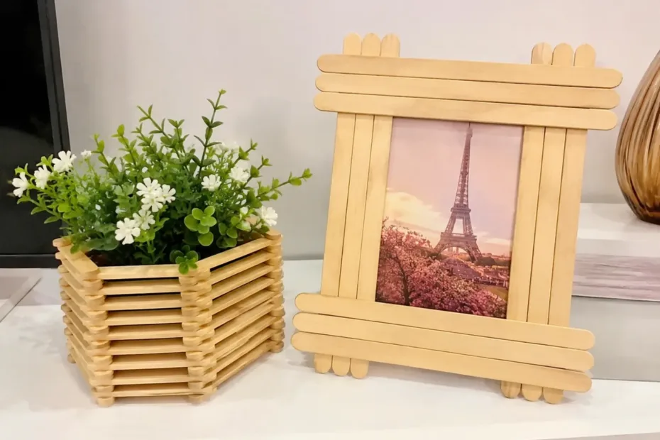 Decorações com Palitos de Picolé