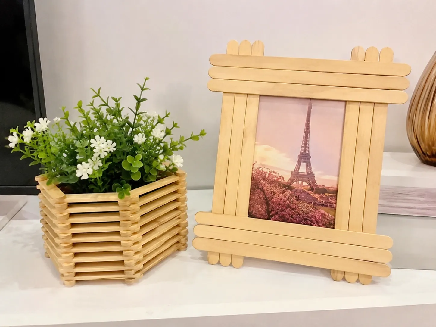 Decorações com Palitos de Picolé