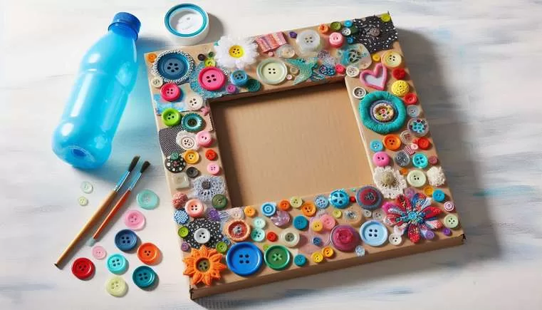 Ideias Sustentáveis: Porta-Retratos com Materiais Recicláveis Porta-Retratos com Materiais Recicláveis