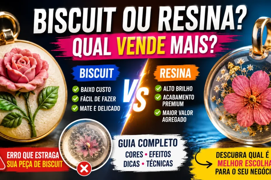 biscuit vs. resiina qual usar