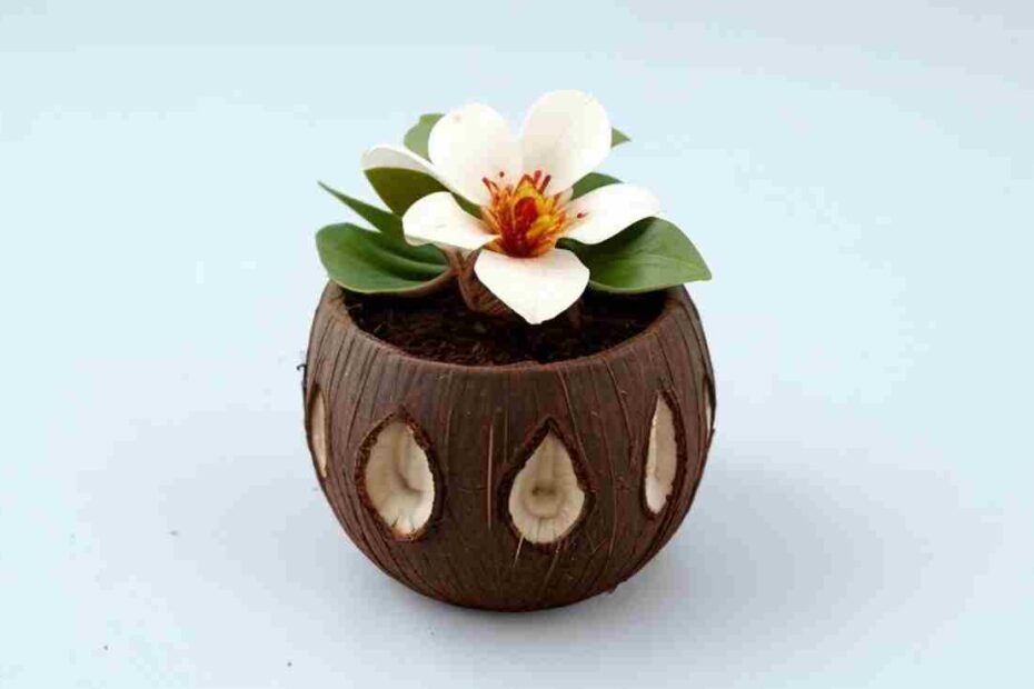 artesanato com casca de coco