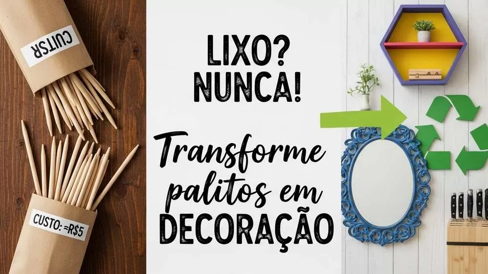 Transforme Palitos de Churrasco em Beleza!