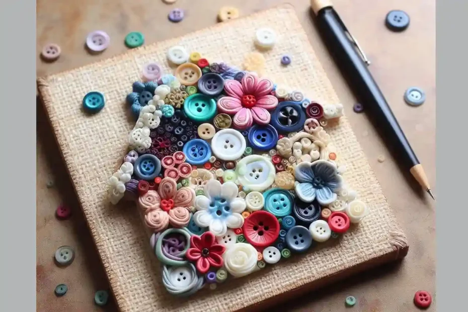 artesanato com botões