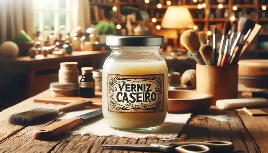 Economize com Verniz Caseiro: Cola Branca e Álcool em Ação! COMO FAZER verniz caseiro com cola branca e alcool