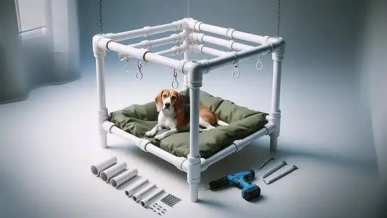 Construa uma Cama Suspensa para Cachorro