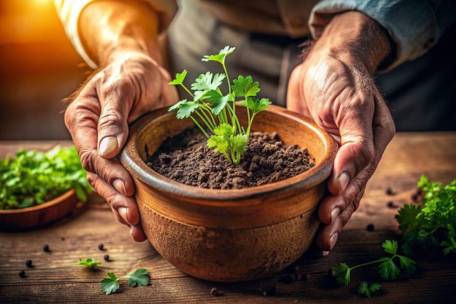 Cultivar Coentro em Casa