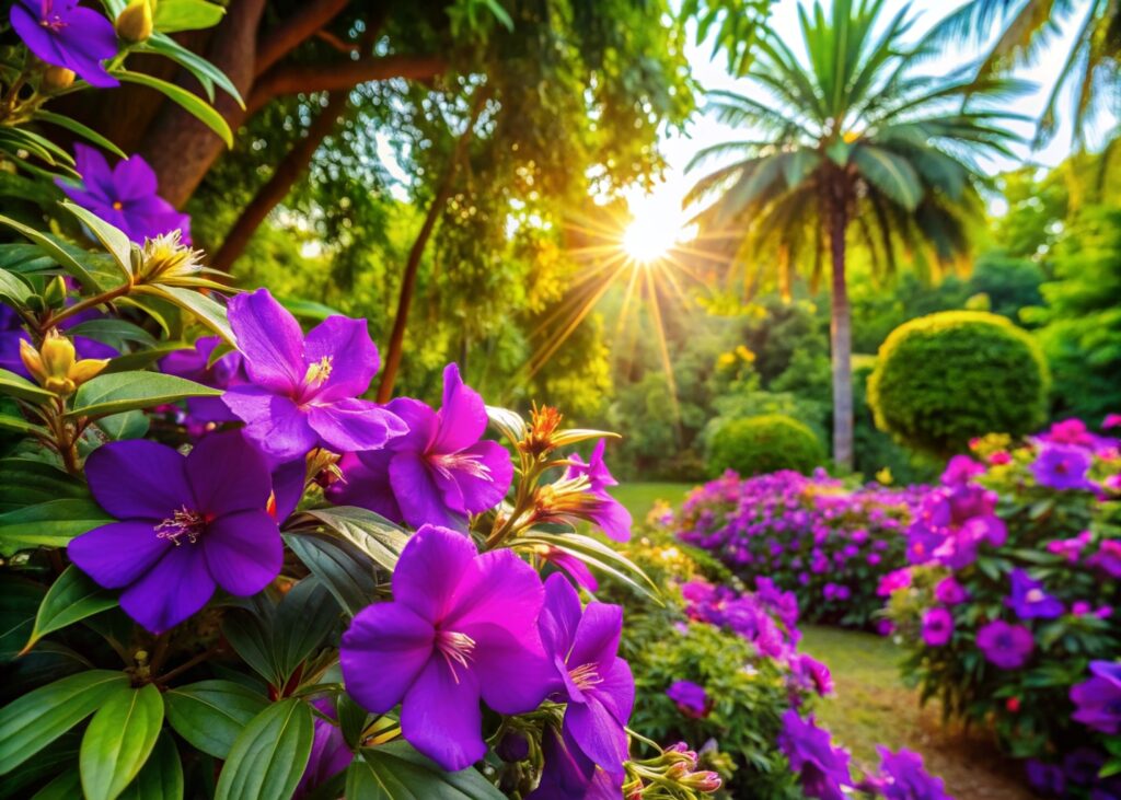 Tibouchina para paisagismo