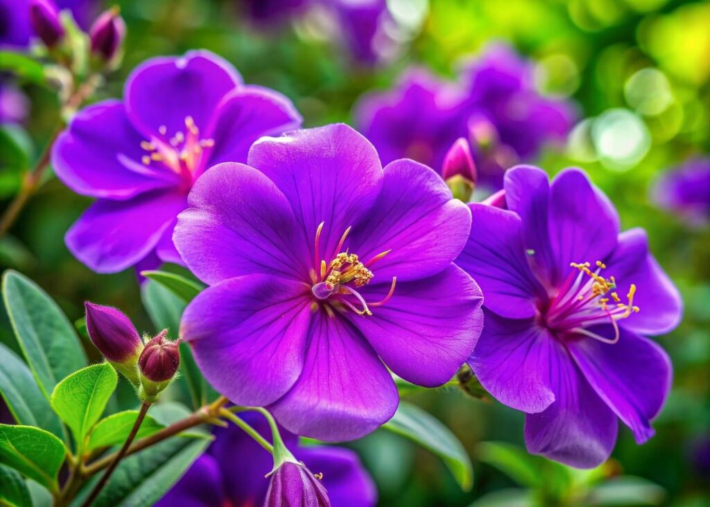 espécies de Tibouchina