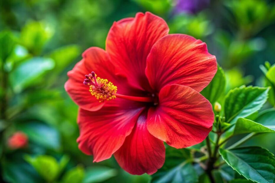 imagem de um hibisco flor