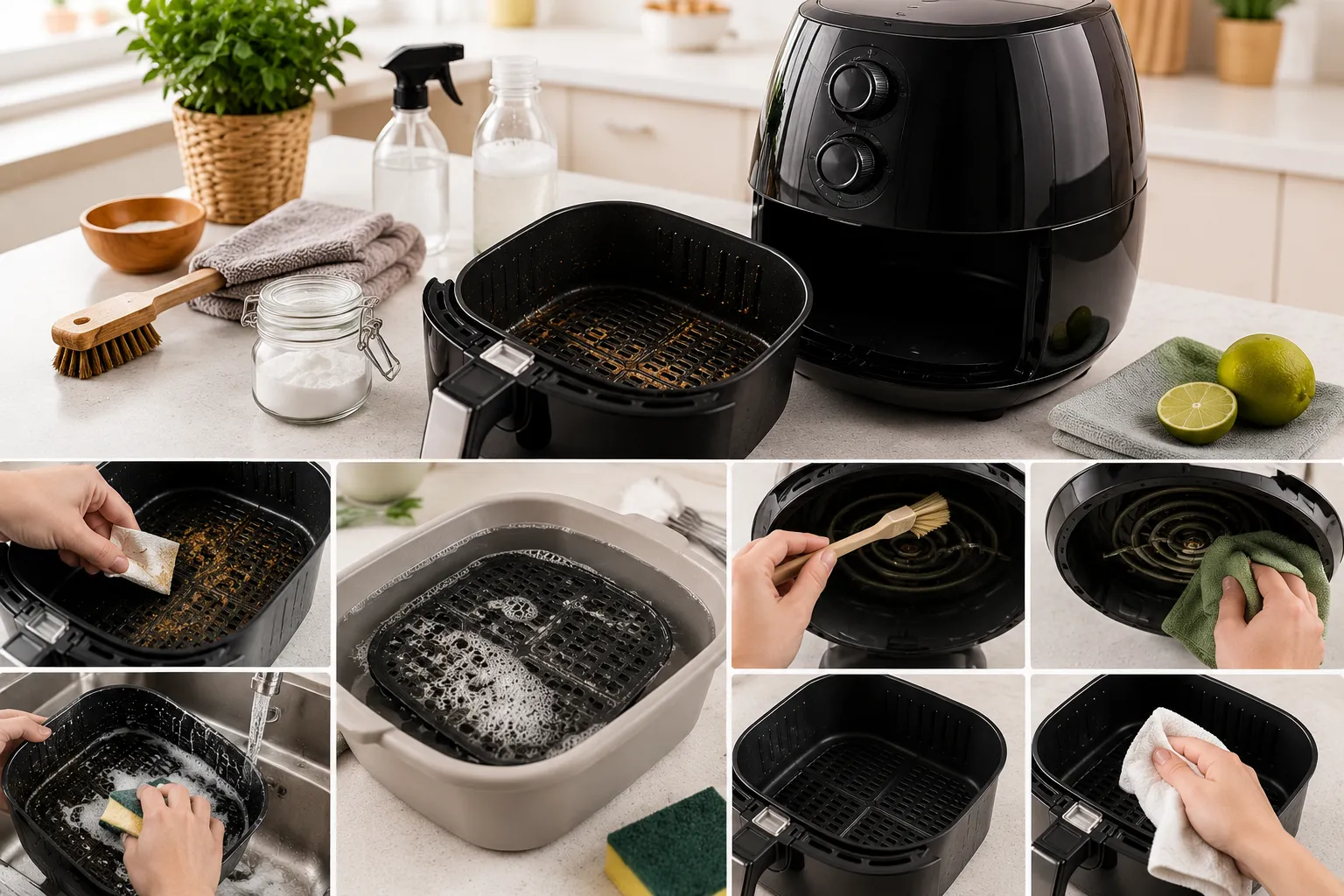 Como Fazer a Limpeza da Air Fryer
