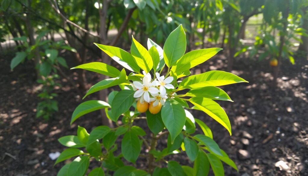 floração de muda de lichia