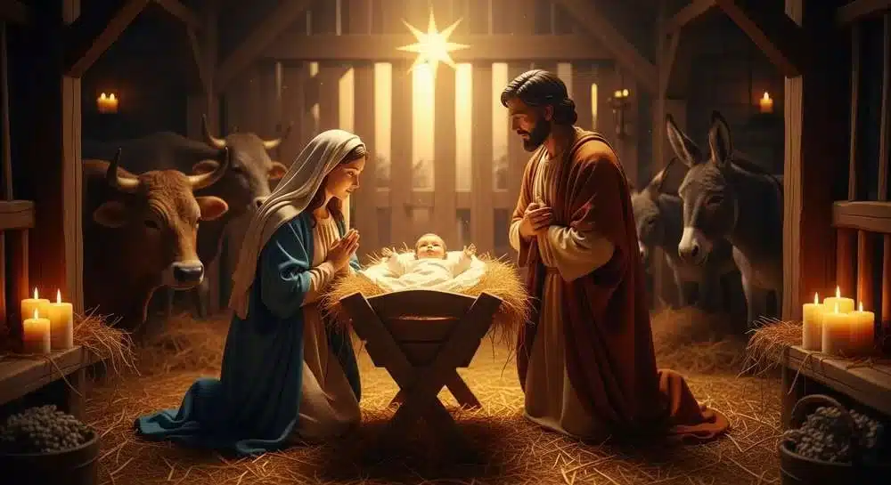 manjedoura Jesus nascimento Belém significado espiritual