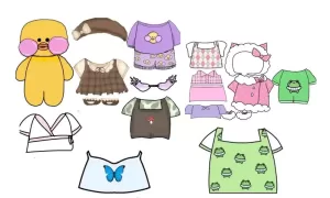 roupas paper duck para baixar e imprimir