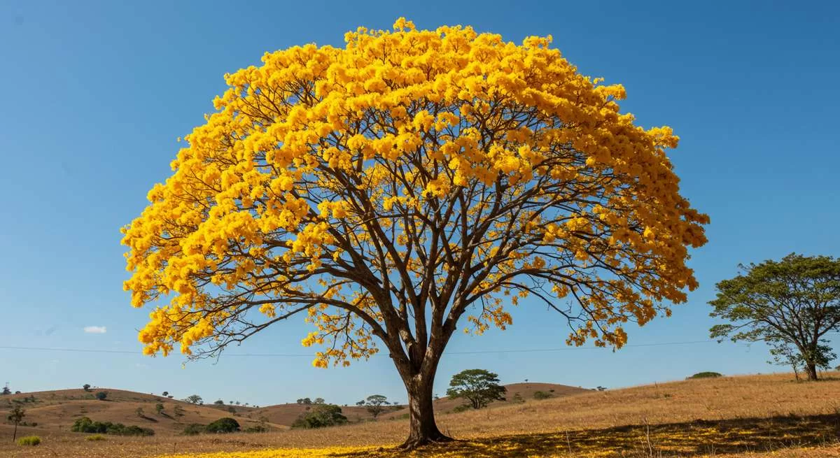 Um Jardim Dourado: Descubra as Árvores com Flores Amarelas árvore com flores amarelas