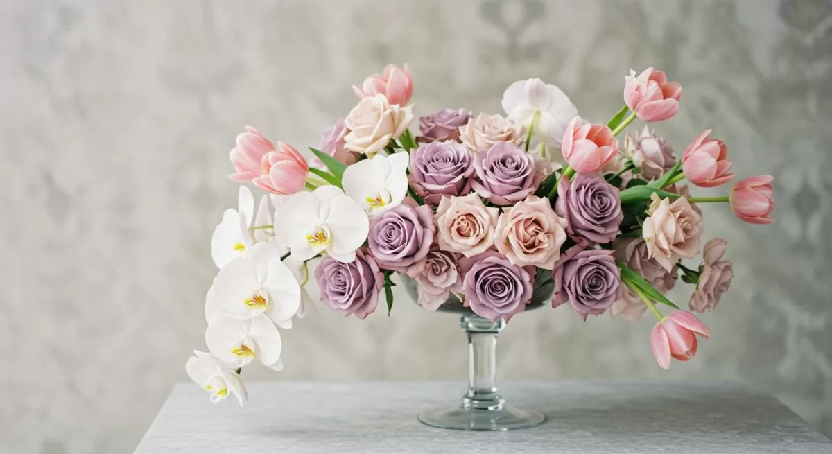 Flores Elegantes para Arranjos de Casamento