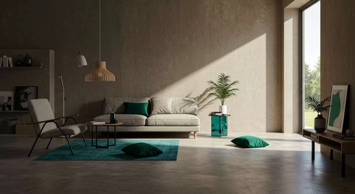 Cimento Queimado e Cor: O Segredo dos Decoradores Revelado! cores que combinam com cimento queimado