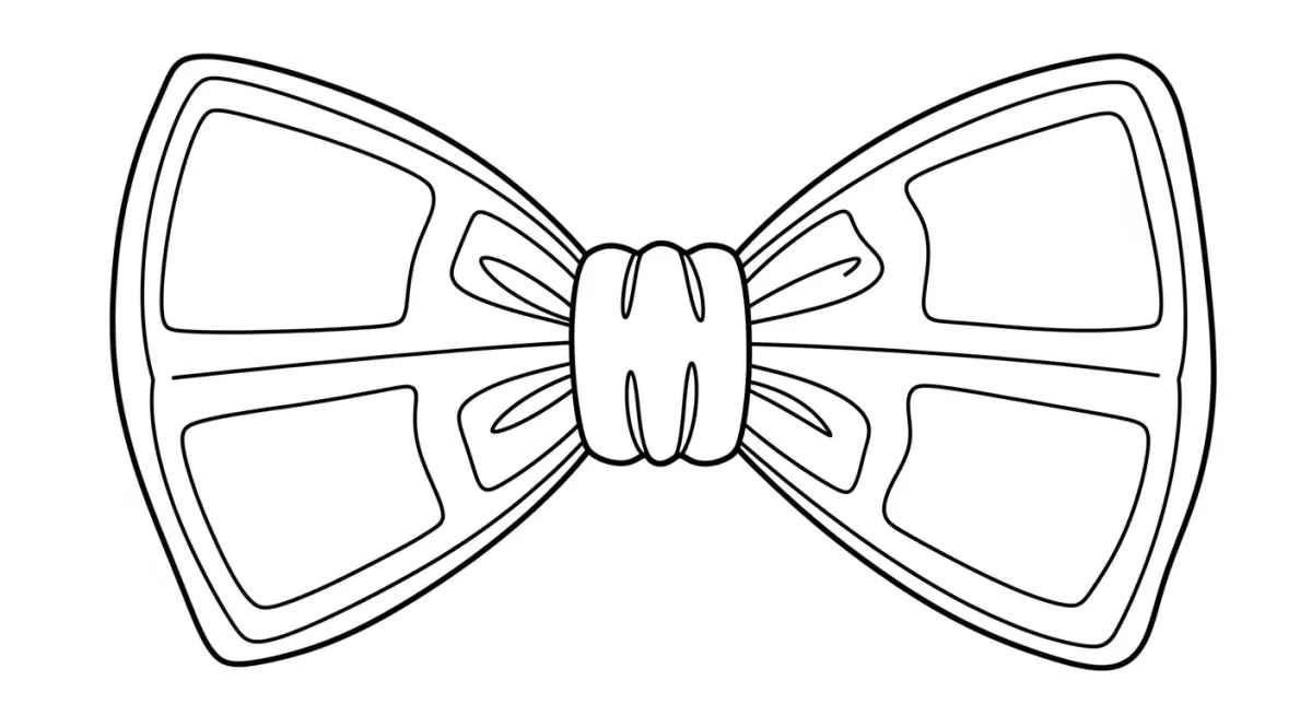 gravata de palhaço para imprimir