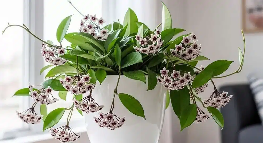 Como cultivar flor de cera negra em vaso dentro de casa