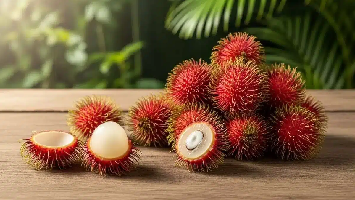 Rambutan (Nephelium lappaceum): O Que É, Benefícios e Como Consumir Rambutan e Seus Benefícios