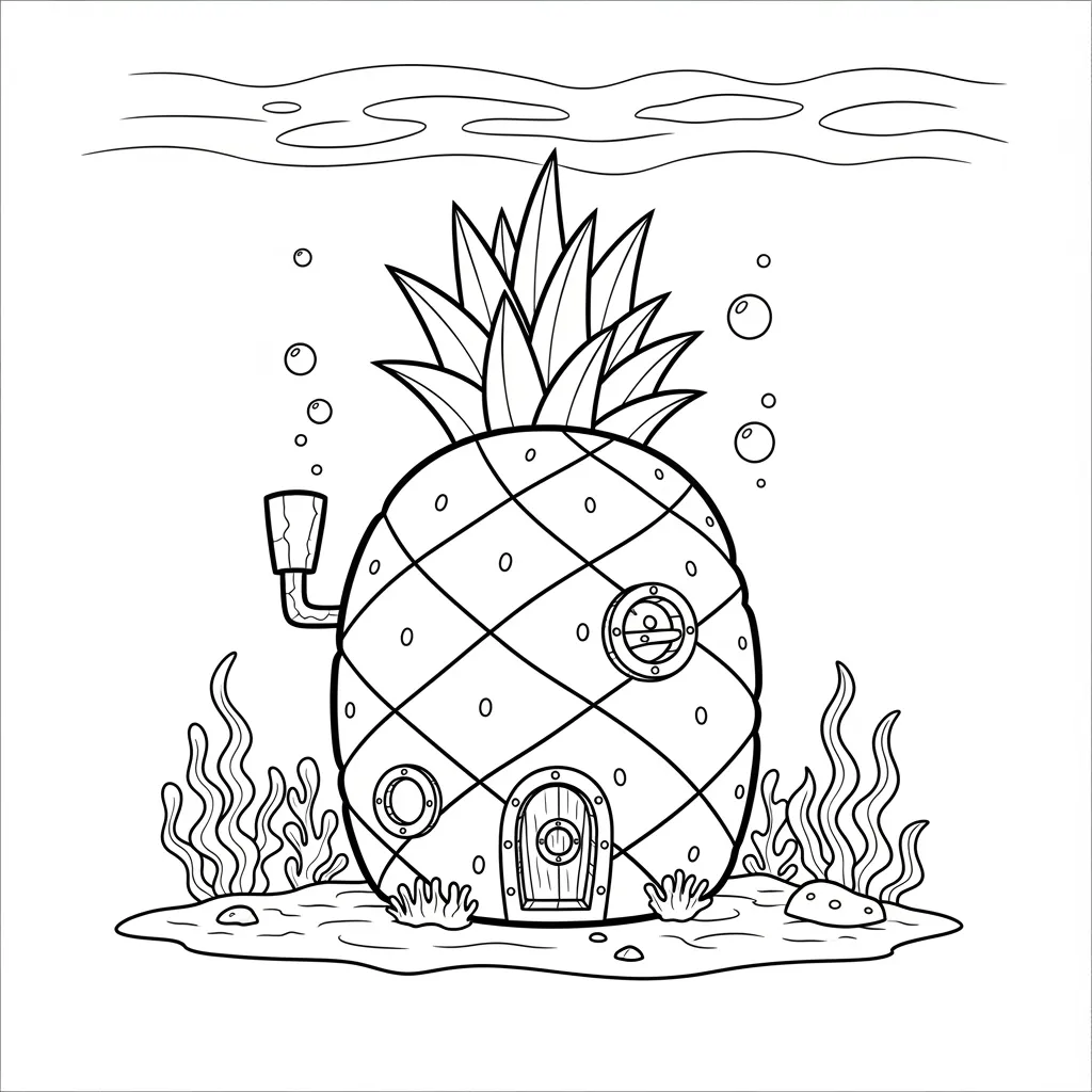 casa-do-bob-esponja-para-colorir