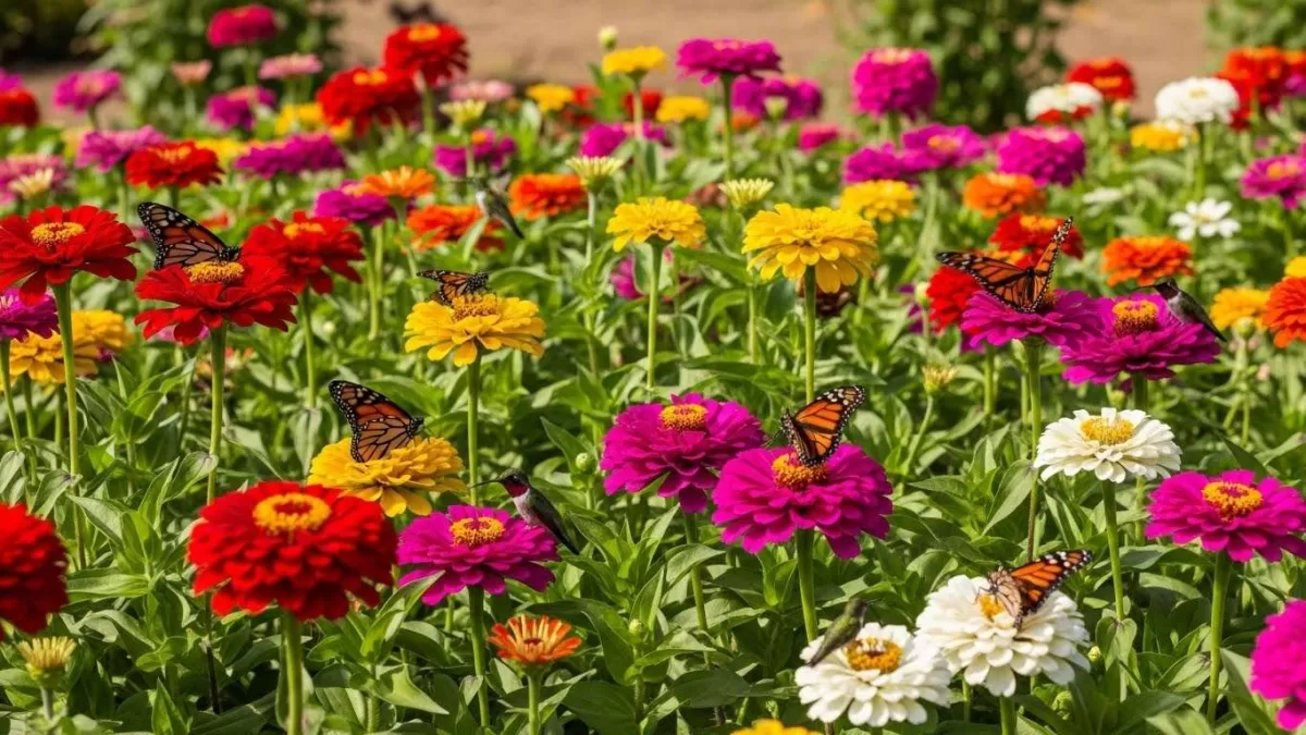 Zínias são talvez as mais confiáveis entre as flores anuais de verão