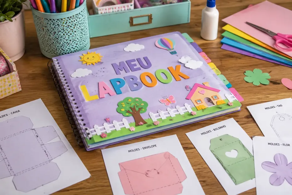 moldes de lapbooks para baixar em pdf