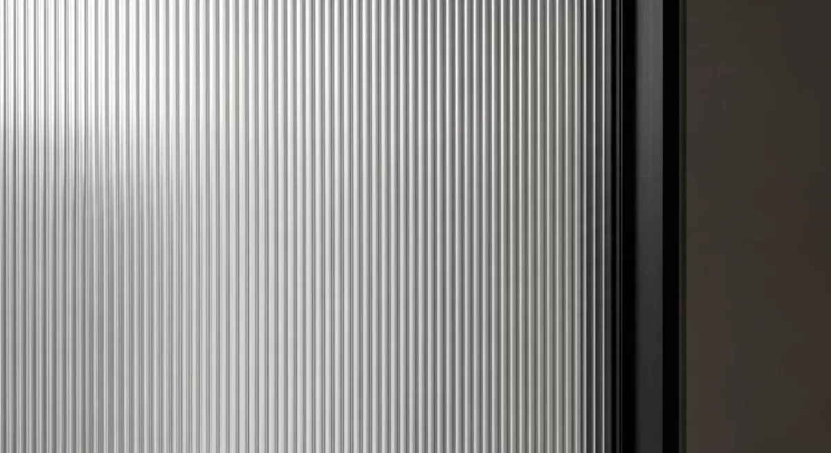 vidro canelado textura janela luz natural