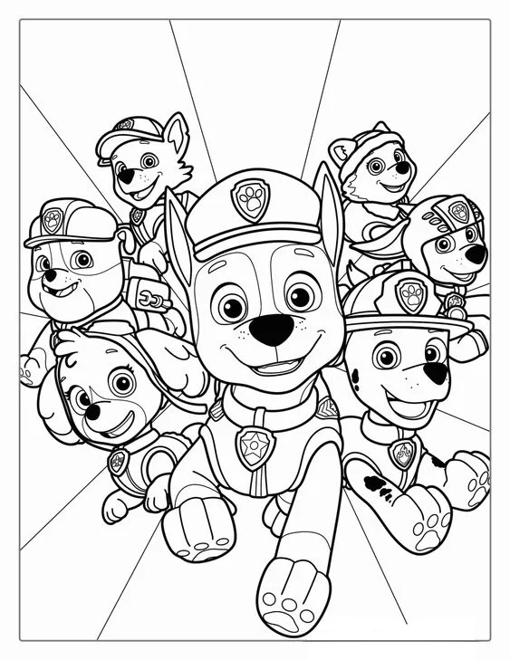 Desenho da Patrulha Canina