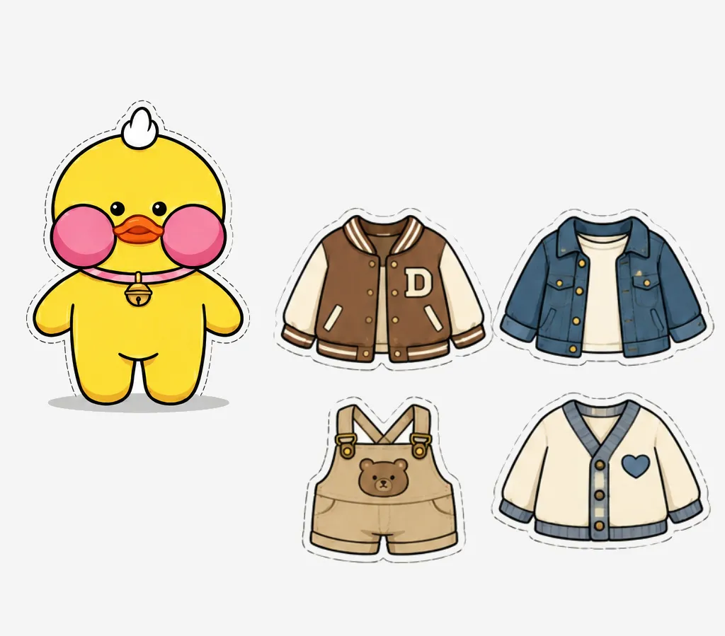 roupinhas de paper duck para baixar