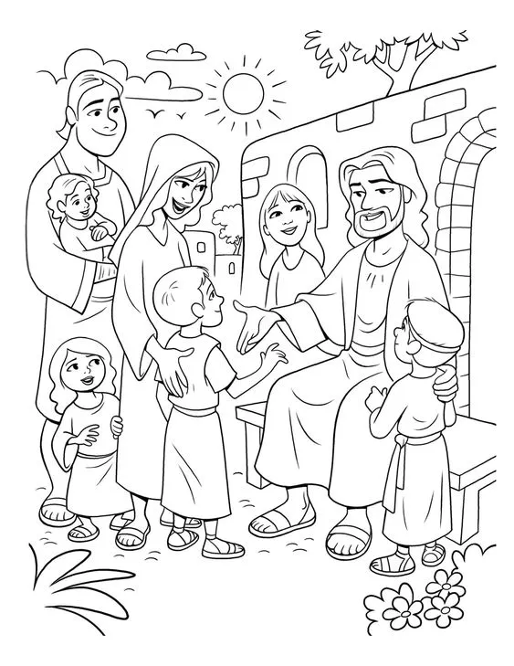 desenhos bíblicos para colorir e imprimir