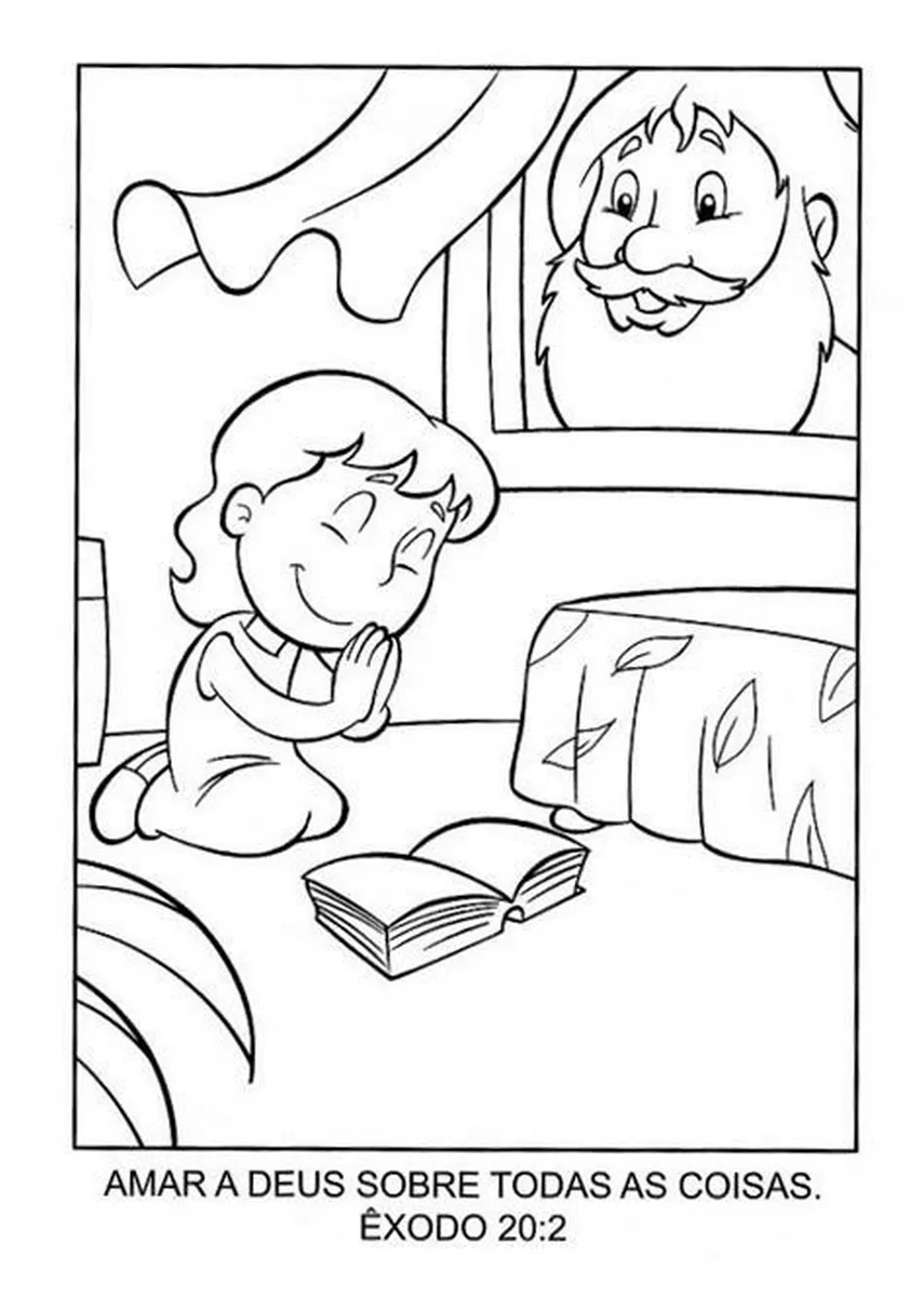 desenhos biblicos para imprimir e colorir