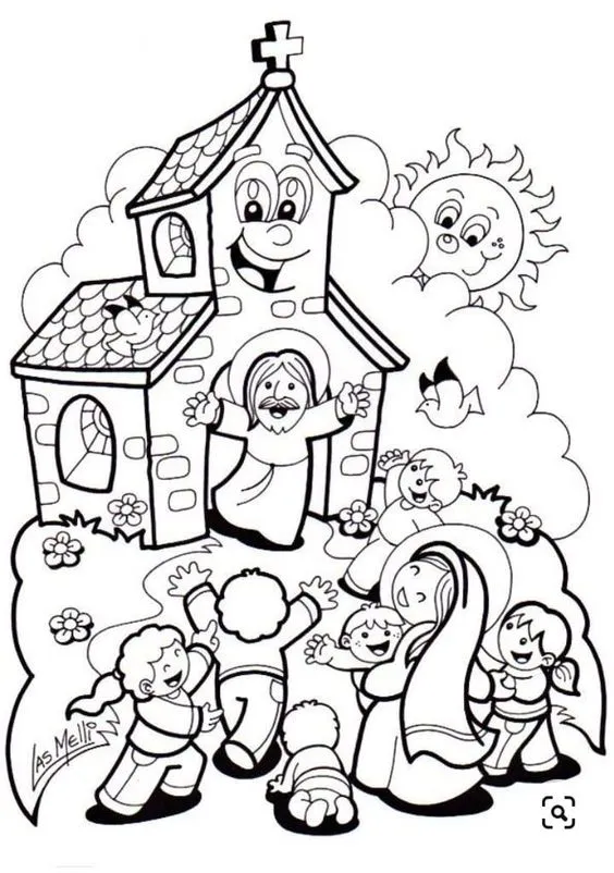 desenhos de igreja
