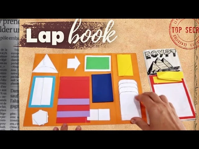 Molde de lapbook para imprimir grátis