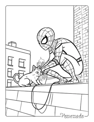 Desenhos do Homem-Aranha para Colorir: Imprima Grátis