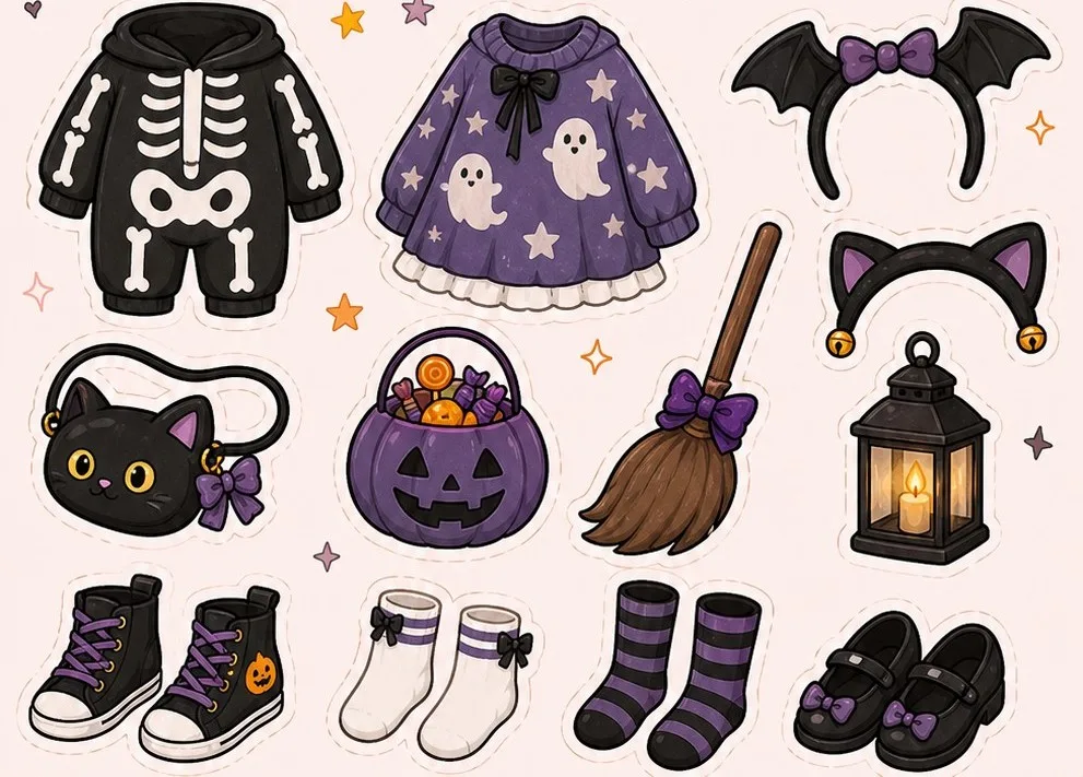 baixar gratis roupinhas para paper duck halloween