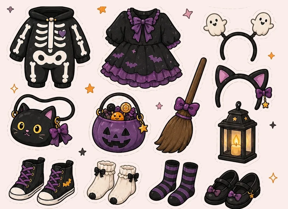 fantasias de halloween para paper duck para baixar